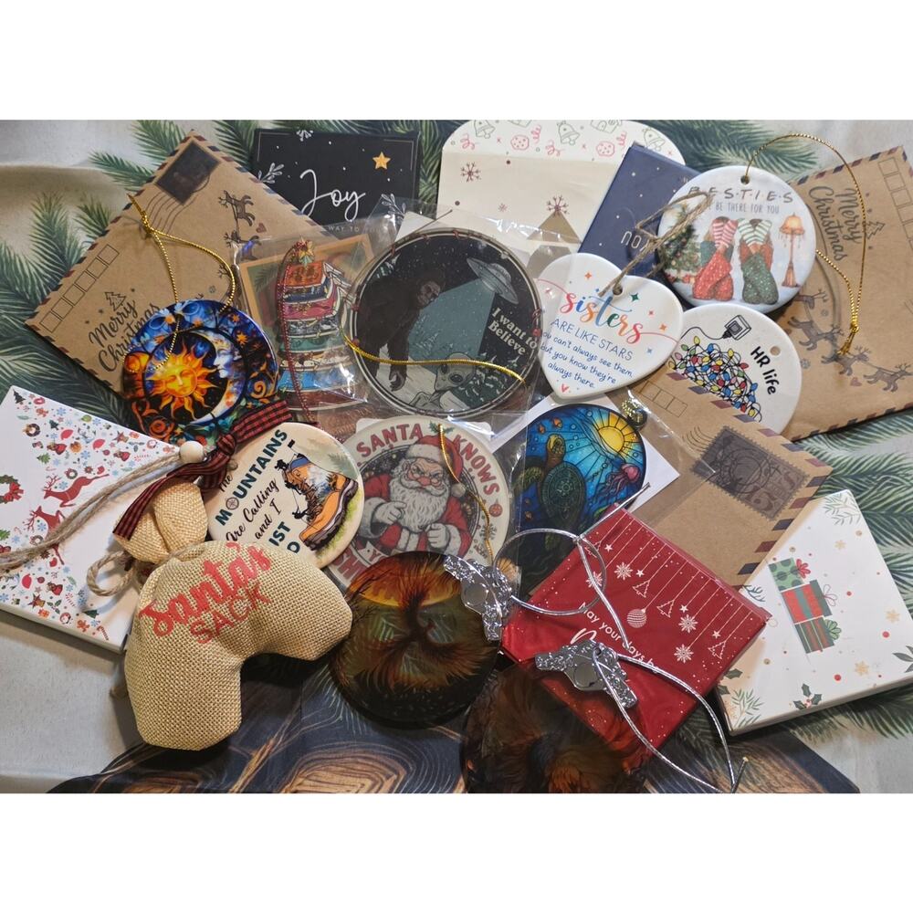 Misfit Christmas Bundle 🎄 Alternative Ornaments Adult Humor Resale Bundle